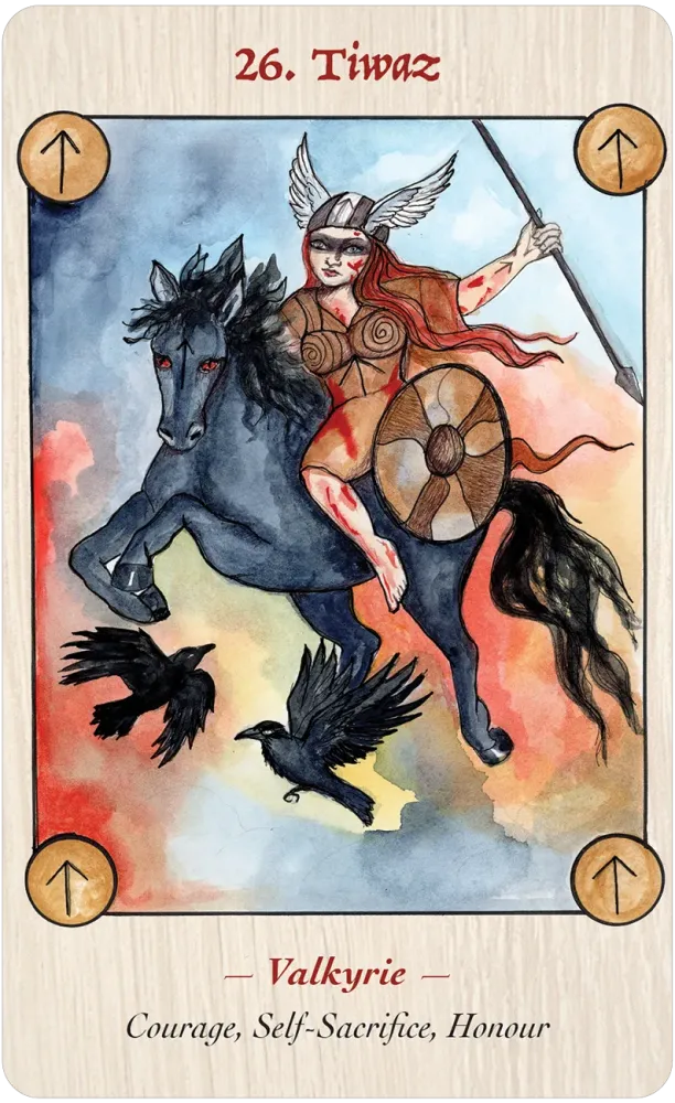 Norse Goddess Rune Oracle Cards